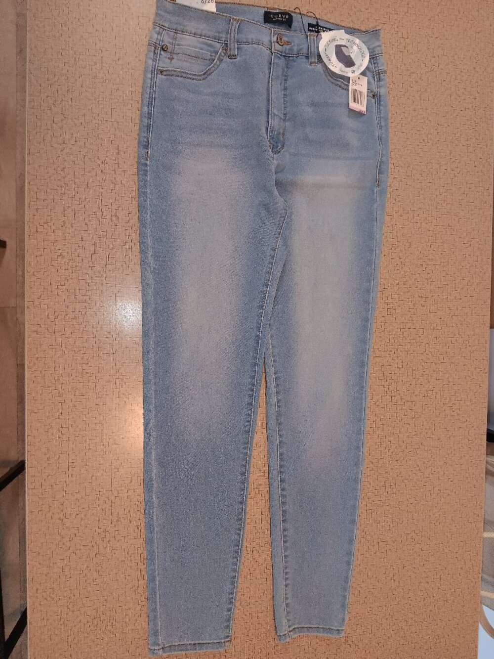Curve Appeal High Rise Skinny Jeans Fiji Blue NWT Size 6